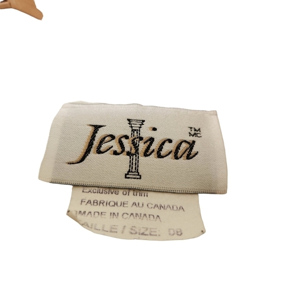 Jessica 100% polyester white short-sleeve sheath dress - Picture 11 of 13